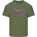 Legend Since 38th Birthday 1985 Mens Cotton T-Shirt Tee Top Military Green