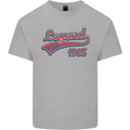 Legend Since 38th Birthday 1985 Mens Cotton T-Shirt Tee Top Sports Grey
