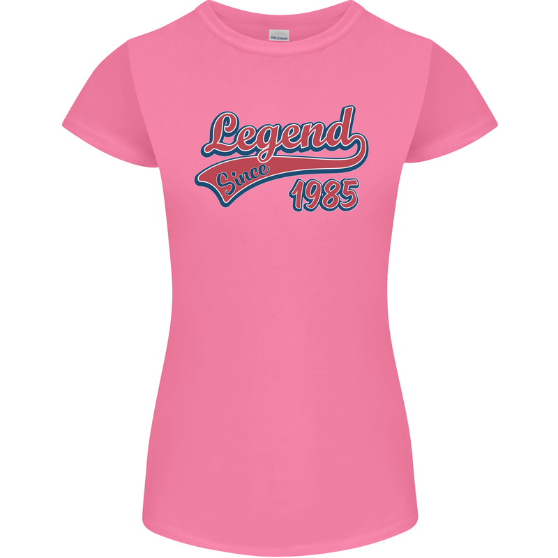 Legend Since 38th Birthday 1985 Womens Petite Cut T-Shirt Azalea