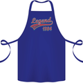 Legend Since 39th Birthday 1984 Cotton Apron 100% Organic Royal Blue