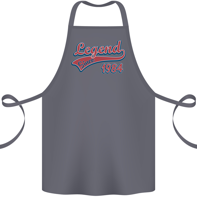 Legend Since 39th Birthday 1984 Cotton Apron 100% Organic Steel