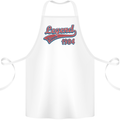 Legend Since 39th Birthday 1984 Cotton Apron 100% Organic White