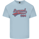 Legend Since 39th Birthday 1984 Mens Cotton T-Shirt Tee Top Light Blue