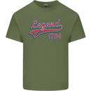 Legend Since 39th Birthday 1984 Mens Cotton T-Shirt Tee Top Military Green