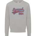 Legend Since 39th Birthday 1984 Mens Sweatshirt Jumper Sports Grey
