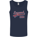 Legend Since 39th Birthday 1984 Mens Vest Tank Top Navy Blue