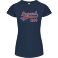 Legend Since 39th Birthday 1984 Womens Petite Cut T-Shirt Navy Blue
