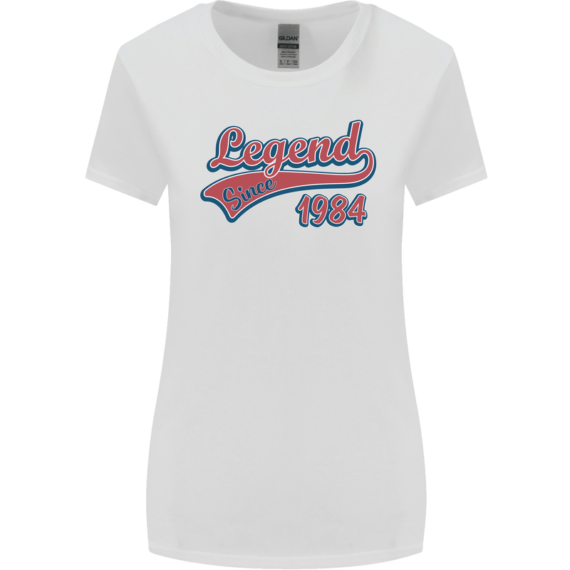 Legend Since 39th Birthday 1984 Womens Wider Cut T-Shirt White