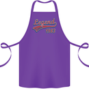 Legend Since 40th Birthday 1983 Cotton Apron 100% Organic Purple