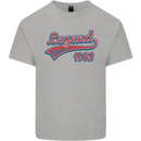 Legend Since 40th Birthday 1983 Mens Cotton T-Shirt Tee Top Sports Grey