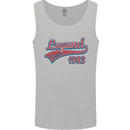Legend Since 40th Birthday 1983 Mens Vest Tank Top Sports Grey