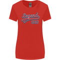 Legend Since 40th Birthday 1983 Womens Wider Cut T-Shirt Red