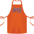 Legend Since 41st Birthday 1982 Cotton Apron 100% Organic Orange
