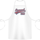Legend Since 41st Birthday 1982 Cotton Apron 100% Organic White