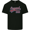 Legend Since 41st Birthday 1982 Mens Cotton T-Shirt Tee Top Black