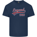 Legend Since 41st Birthday 1982 Mens Cotton T-Shirt Tee Top Navy Blue