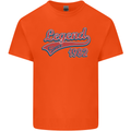 Legend Since 41st Birthday 1982 Mens Cotton T-Shirt Tee Top Orange
