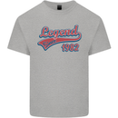Legend Since 41st Birthday 1982 Mens Cotton T-Shirt Tee Top Sports Grey