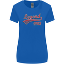 Legend Since 41st Birthday 1982 Womens Wider Cut T-Shirt Royal Blue