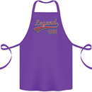 Legend Since 42nd Birthday 1981 Cotton Apron 100% Organic Purple