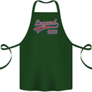 Legend Since 43rd Birthday 1980 Cotton Apron 100% Organic Forest Green