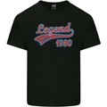 Legend Since 43rd Birthday 1980 Mens Cotton T-Shirt Tee Top Black