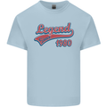 Legend Since 43rd Birthday 1980 Mens Cotton T-Shirt Tee Top Light Blue