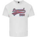 Legend Since 43rd Birthday 1980 Mens Cotton T-Shirt Tee Top White