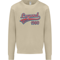 Legend Since 43rd Birthday 1980 Mens Sweatshirt Jumper Sand