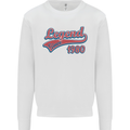 Legend Since 43rd Birthday 1980 Mens Sweatshirt Jumper White