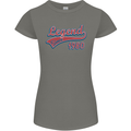 Legend Since 43rd Birthday 1980 Womens Petite Cut T-Shirt Charcoal