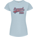 Legend Since 43rd Birthday 1980 Womens Petite Cut T-Shirt Light Blue