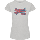 Legend Since 43rd Birthday 1980 Womens Petite Cut T-Shirt Sports Grey