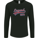 Legend Since 44th Birthday 1979 Mens Long Sleeve T-Shirt Black