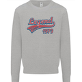 Legend Since 44th Birthday 1979 Mens Sweatshirt Jumper Sports Grey