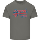 Legend Since 45th Birthday 1978 Mens Cotton T-Shirt Tee Top Charcoal