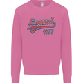 Legend Since 46th Birthday 1977 Mens Sweatshirt Jumper Azalea