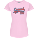 Legend Since 46th Birthday 1977 Womens Petite Cut T-Shirt Light Pink
