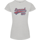 Legend Since 46th Birthday 1977 Womens Petite Cut T-Shirt Sports Grey