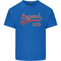 Legend Since 47th Birthday 1976 Mens Cotton T-Shirt Tee Top Royal Blue