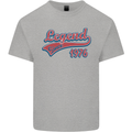 Legend Since 47th Birthday 1976 Mens Cotton T-Shirt Tee Top Sports Grey