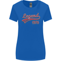 Legend Since 47th Birthday 1976 Womens Wider Cut T-Shirt Royal Blue