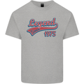 Legend Since 48th Birthday 1975 Mens Cotton T-Shirt Tee Top Sports Grey