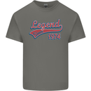 Legend Since 49th Birthday 1974 Mens Cotton T-Shirt Tee Top Charcoal