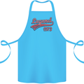 Legend Since 50th Birthday 1973 Cotton Apron 100% Organic Turquoise