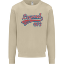 Legend Since 50th Birthday 1973 Mens Sweatshirt Jumper Sand
