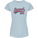 Legend Since 50th Birthday 1973 Womens Petite Cut T-Shirt Light Blue