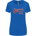 Legend Since 50th Birthday 1973 Womens Wider Cut T-Shirt Royal Blue