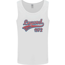 Legend Since 51st Birthday 1972 Mens Vest Tank Top White