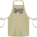 Legend Since 52nd Birthday 1971 Cotton Apron 100% Organic Khaki